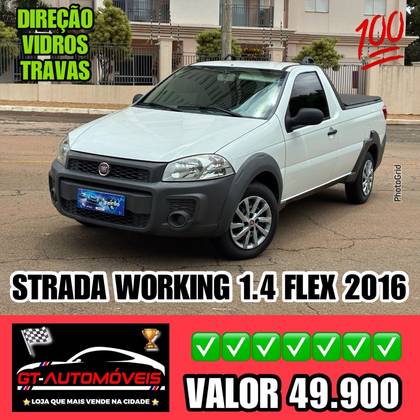 FIAT STRADA 1.4 MPI WORKING CS 8V FLEX 2P MANUAL FIAT STRADA 1.4 MPI WORKING CS 8V FLEX 2P MANUAL